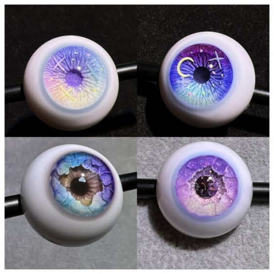 Resin BJD Doll Eyes – Small & Normal Iris, 8–24mm for 1/3, 1/4, 1/6 Dolls - Image 5