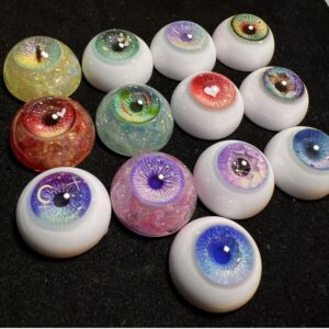 Resin BJD Doll Eyes – Small & Normal Iris, 8–24mm for 1/3, 1/4, 1/6 पुल