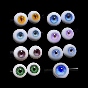 Realistic Resin BJD Doll Eyes – Small Iris, Daghang gidak-on