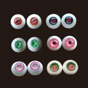 Resin BJD Doll Eyes for 1/3, 1/4, 1/6 Dolls – Small & Normal Iris, 8–22mm