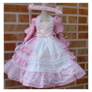 Pink Maid BJD Dress – Adorable 1/3 1/4 Doll Outfit