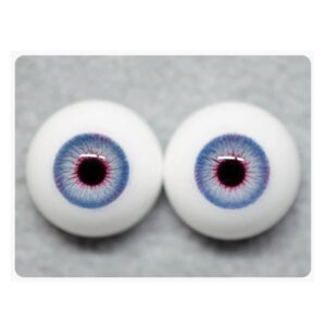 # Handmade Black Sclera Purple Iris BJD Doll Eyes – Sizes 10-18mm for 1/3, 1/4, 1/6 Dolls