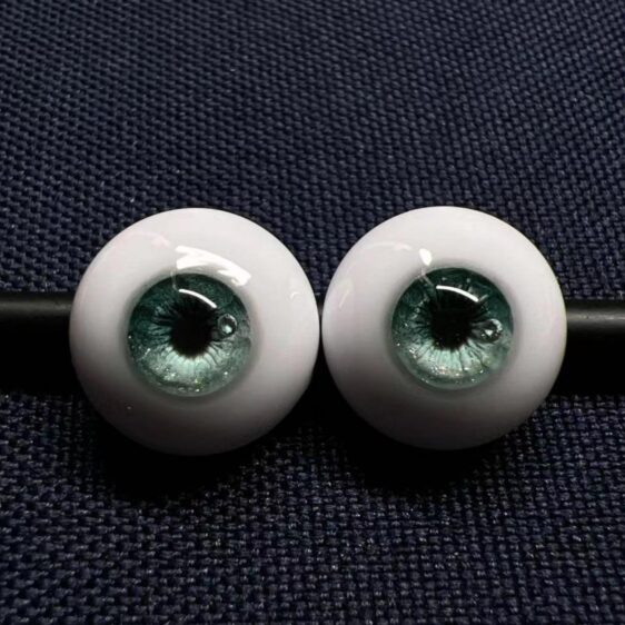 Green Iris BJD Eyes 10–24mm | Handmade Realistic Doll Eyes for 1/3 1/4 1/6 - Image 3