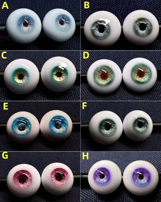 Custom BJD Doll Eyes 10-24mm for 1/6, 1/4, 1/3 Dolls - Image 3