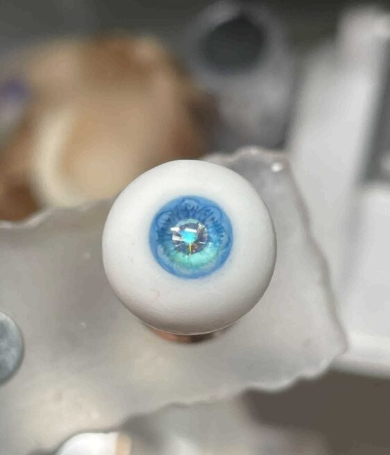 1/6 1/4 1/3 BJD Doll Eyes | 10-24mm Blue Green Iris Toy Eyes Handmade - Image 3