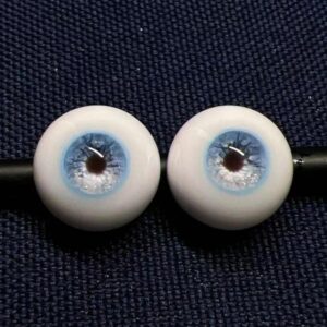 Blue Shining Iris BJD Doll Eyes – Realistic Resin Eyes (8mm–24mm) for 1/3 1/4 1/6 Dolls