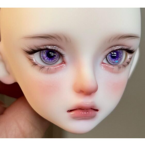Sparkling Purple & Pink Resin BJD Doll Eyes | Safe & Customizable (8mm–24mm)