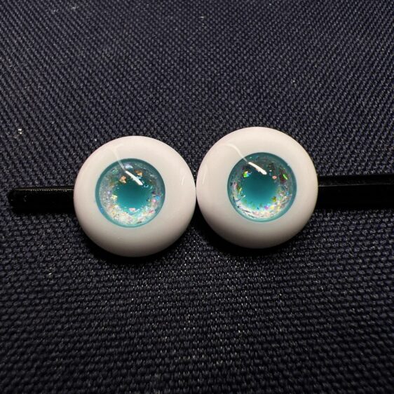 BJD Doll Eyes Realistic Turquoise for 1/3, 1/4, 1/6 Dolls - Image 3