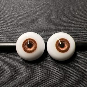 Deep Brown BJD Doll Eyes – Realistic Handmade Eyes for 1/3 1/4 1/6 Dolls (10mm–18mm)