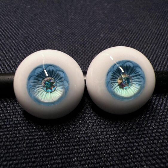 1/6 1/4 1/3 BJD Doll Eyes | 10-24mm Blue Green Iris Toy Eyes Handmade - Image 6