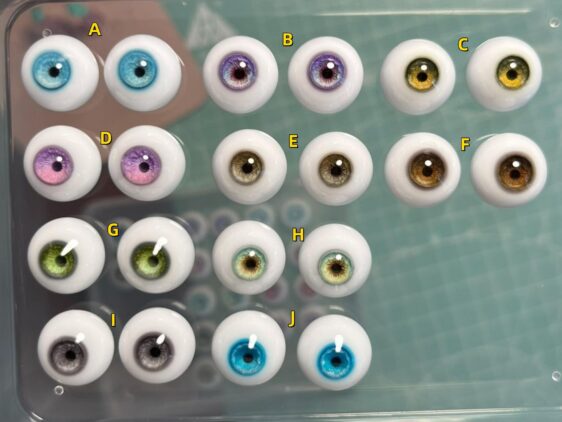 BJD Doll Eyes | Realistic Resin Safety Eyes for 1/3 1/4 1/6 Dolls – 10mm to 24mm - Image 2