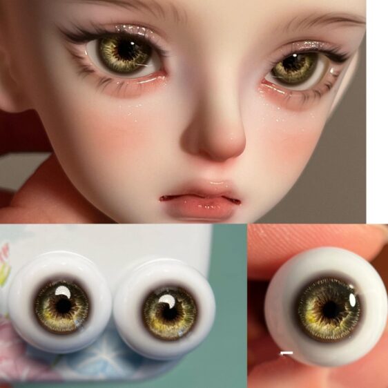 Realistic Turquoise BJD Eyes | Resin Eyes for 1/3 1/4 1/6 Dolls - Image 7