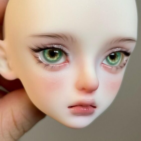 Turquoise BJD Resin Eyes – Realistic Handmade Eyes for 1/3 1/4 1/6 Dolls (8mm–24mm) - Image 5