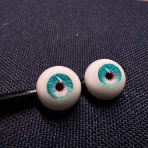 Turquoise BJD Doll Eyes – Realistic Handmade Eyes for 1/3 1/4 1/6 Dolls