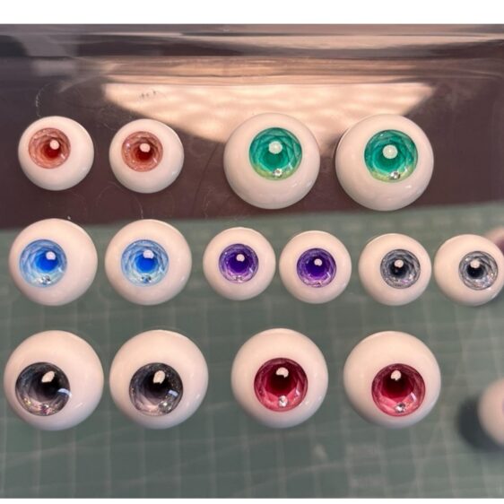 Turquoise BJD Doll Eyes – Realistic Resin Eyes for 1/3 1/4 1/6 Dolls (8mm–24mm) - Image 4