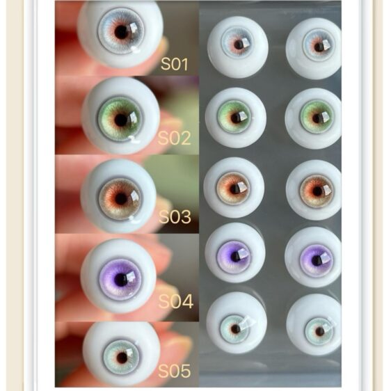 Turquoise BJD Doll Eyes 8–24mm | Realistic Handmade Resin Eyes for 1/3 1/4 1/6 - Image 3