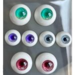 Turquoise BJD Doll Eyes – Realistic Resin Eyes for 1/3 1/4 1/6 Dolls (8mm–24mm)