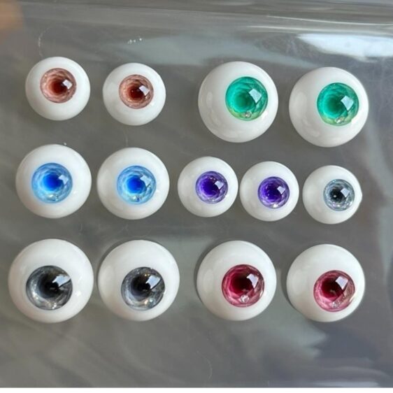 Turquoise BJD Doll Eyes – Realistic Resin Eyes for 1/3 1/4 1/6 Dolls (8mm–24mm) - Image 5