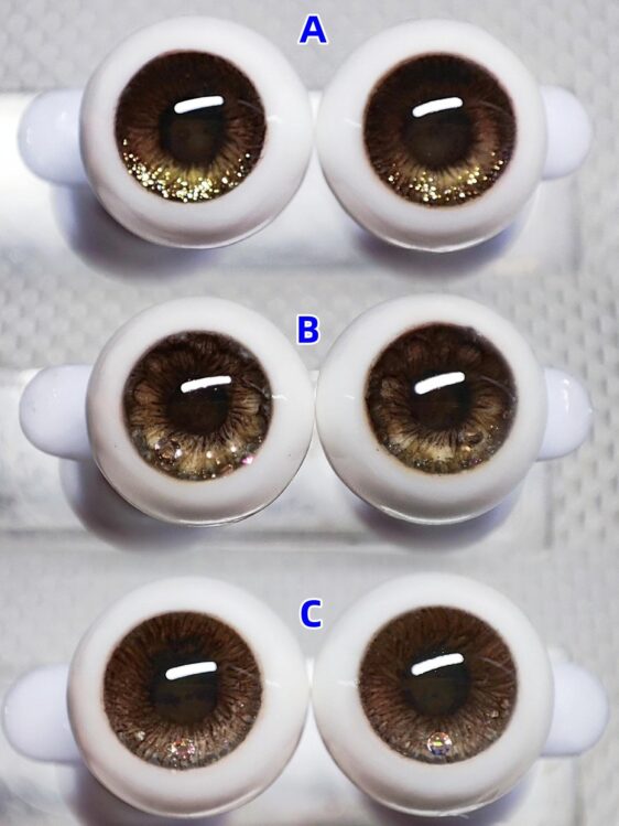 BJD Resin Doll Eyes – Small & Normal Iris, 8–24mm for 1/3, 1/4, 1/6 Dolls - Image 2