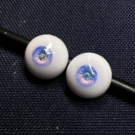 Blue & Purple Iris BJD Doll Eyes | Custom 10mm–24mm for 1/6, 1/4, 1/3 Dolls - Image 8