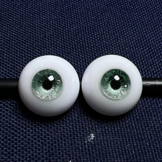 Green Iris BJD Eyes 10–24mm | Handmade Realistic Doll Eyes for 1/3 1/4 1/6
