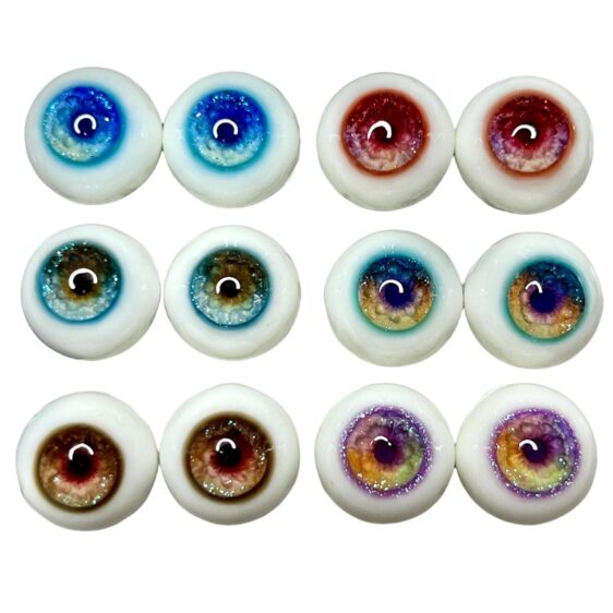 Blinking BJD Doll Eyes Pair – Custom Sizes 8mm to 22mm - Image 10
