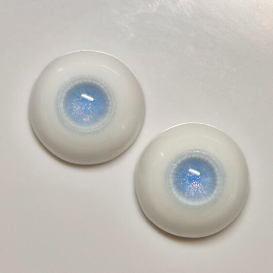 Light Color Glitter BJD Eyes | Handmade Resin Eyes for 1/3 1/4 1/6 Dolls - Image 3