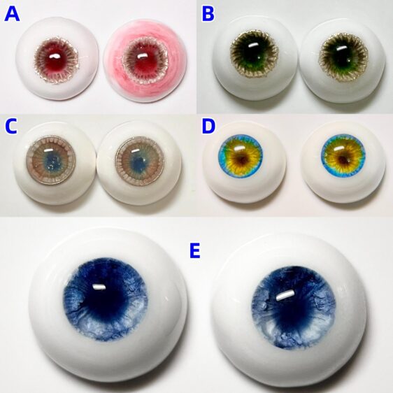 Custom BJD Doll Eyes – Resin Safety Eyes for 1/3, 1/4, 1/6, 1/8 Dolls - Image 2