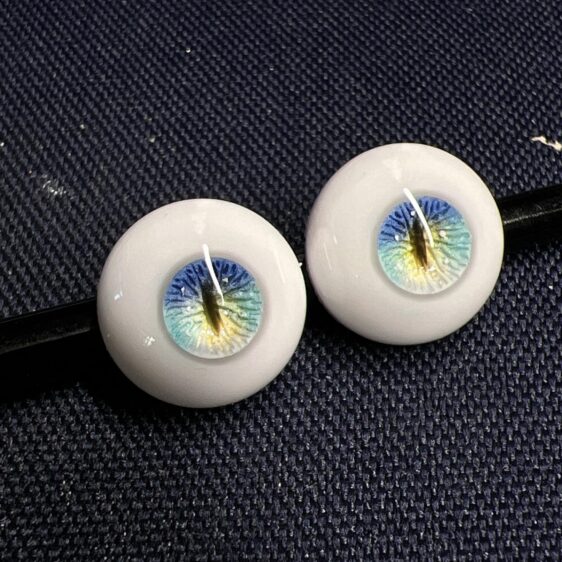 Custom Beast & Realistic BJD Eyes 8–24mm – Small/Normal Iris Resin Pair - Image 3