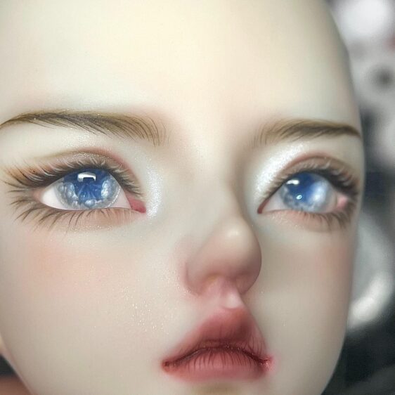 Custom Hand-Painted Blue BJD Doll Eyes | Safety Resin Eyes for 1/3, 1/4, 1/6 Dolls - Image 9