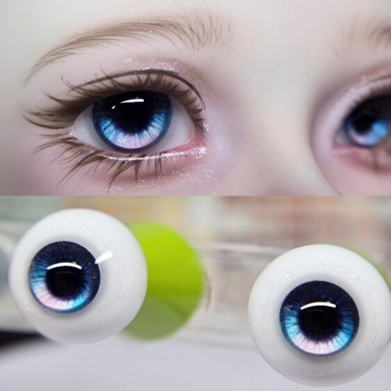 Blinking BJD Doll Eyes – Small & Normal Iris, Multiple Sizes - Image 2