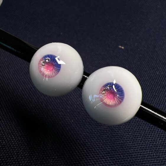 Set of Resin BJD Doll Eyes 8-24mm – Custom Iris Options for 1/3 1/4 1/6 Dolls