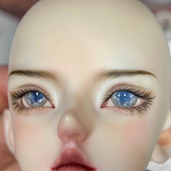 Custom Hand-Painted Blue BJD Doll Eyes | Safety Resin Eyes for 1/3, 1/4, 1/6 Dolls - Image 7