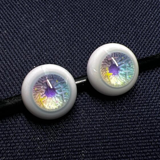 Blue Iris BJD Doll Eyes 10–24mm | Handmade Realistic Resin Eyes for 1/3 1/4 1/6