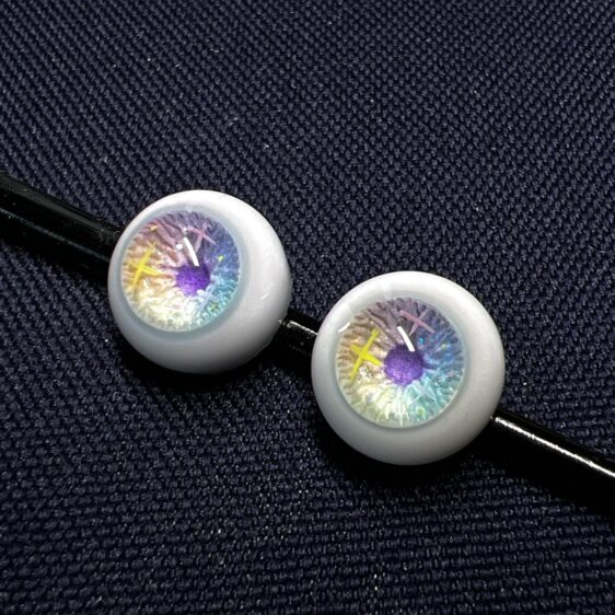 Blue Iris BJD Doll Eyes 10–24mm | Handmade Realistic Resin Eyes for 1/3 1/4 1/6 - Image 3