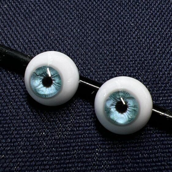 Custom Blue Iris BJD Eyes | Hand-Painted Resin Eyes for 1/3, 1/4, 1/6 Dolls