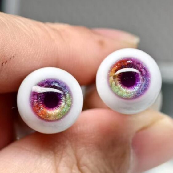 Custom Blinking BJD Doll Eyes – Small & Normal Iris, 8–24mm - Image 9