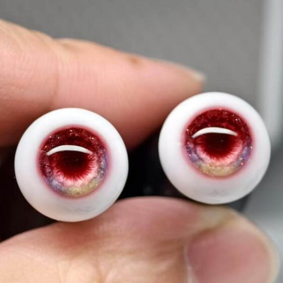 Custom Blinking BJD Doll Eyes – Small & Normal Iris, 8–24mm - Image 10