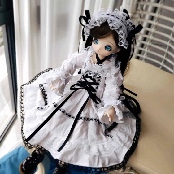 Vintage Retro Gothic BJD Dress for 1/2, 1/3, 1/4, 1/6 Dolls - Image 7