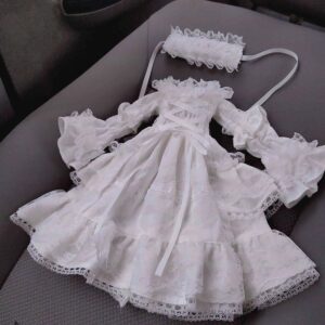 Retro Gothic Vintage BJD Dress for 1/2, 1/3, 1/4, 1/6 Dolandre