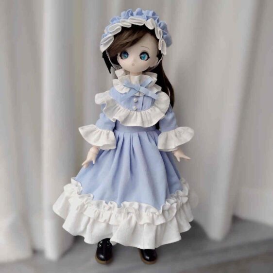 Vintage Gothic BJD Dress for 1/2 1/3 1/4 1/6 Dolls – Lace Retro Style - Image 6