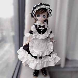 Gothic Vintage BJD Dress – Lace Retro Outfit for 1/2 1/3 1/4 1/6 Dolandre