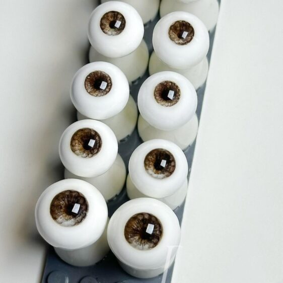 6 Colors Resin BJD Doll Eyes – Small & Normal Iris, 8–22mm for 1/3, 1/4, 1/6 Dolls - Image 7