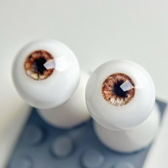 Realistic Resin BJD Doll Eyes – Small & Normal Iris, 8–24mm for 1/3, 1/4, 1/6 Dolls - Image 3