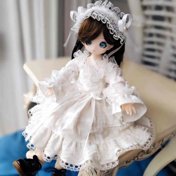 Vintage Retro Gothic BJD Dress for 1/2, 1/3, 1/4, 1/6 Dolls - Image 6