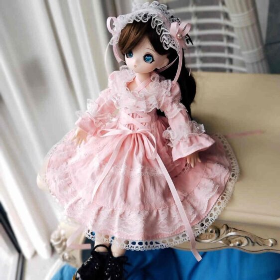 Vintage Retro Gothic BJD Dress for 1/2, 1/3, 1/4, 1/6 Dolls - Image 8