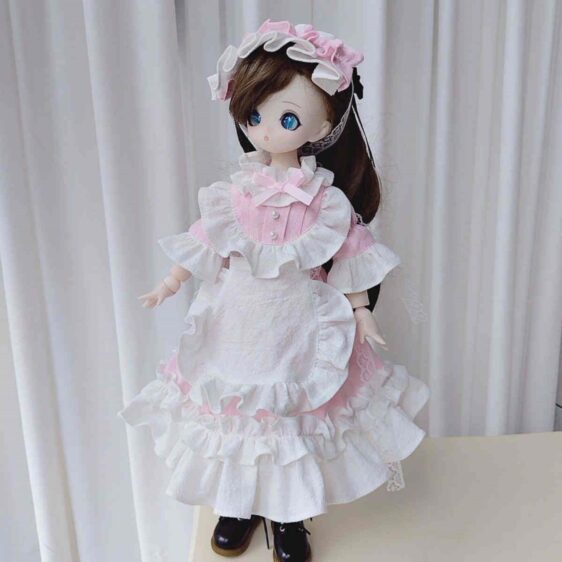 Vintage Gothic BJD Dress for 1/2 1/3 1/4 1/6 Dolls – Lace Retro Style - Image 5