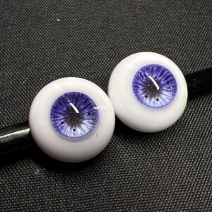 Purple Resin BJD Eyes | 10–24mm Custom Sparkling Eyes for 1/3 1/4 1/6 Dolls