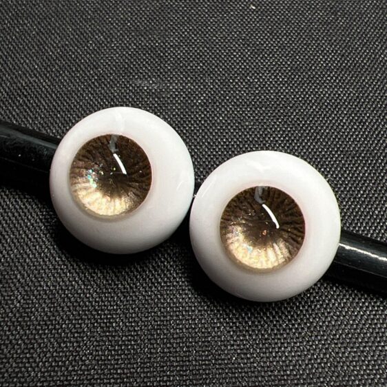 Handmade BJD Doll Eyes — Realistic Glass Resin Eyes for Ball Jointed Dolls (8mm–24mm)