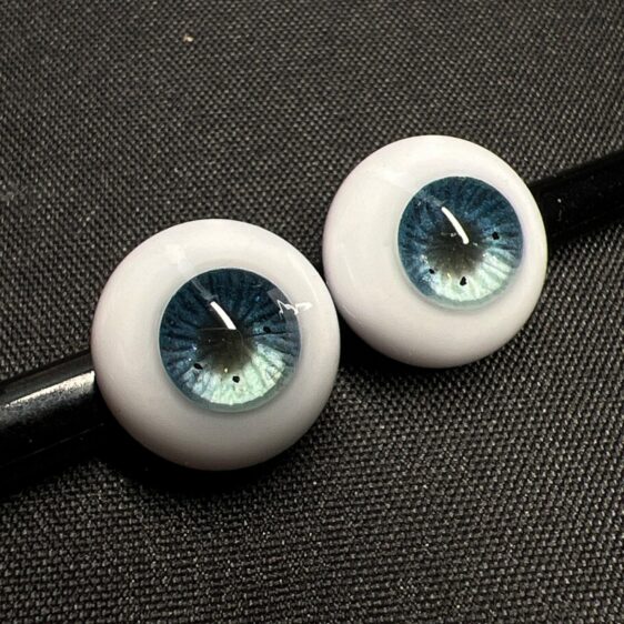 Handmade Black Sclera Purple Iris BJD Doll Eyes – Sizes 10-18mm for 1/3, 1/4, 1/6 Dolls - Image 10